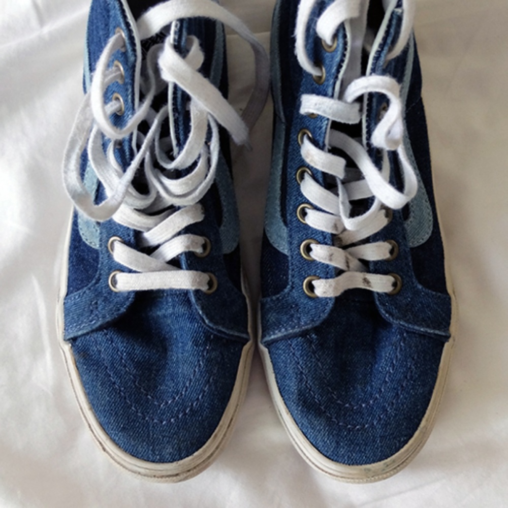 Madewell x Vans Blue Denim Sk8-Hi